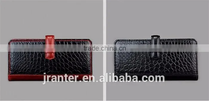 Luxury high-end fashion men wallet genuine crocodile leather mens long wallet