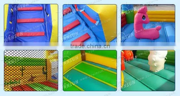 Approved EU Safety Standard inflatable western cowboy slide