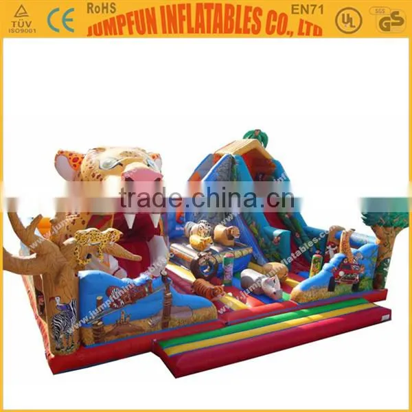 For rental inflatable air playground/durable inflatable fun city/Jumping house big games