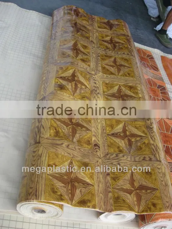 PVC sponge sport flooring for gym / vinyl flooring