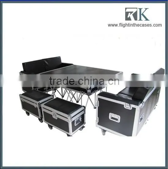 Instrument Flightcase converted to Sofa Table