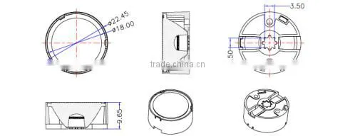 Hottest products on alibaba lens for led light 2016