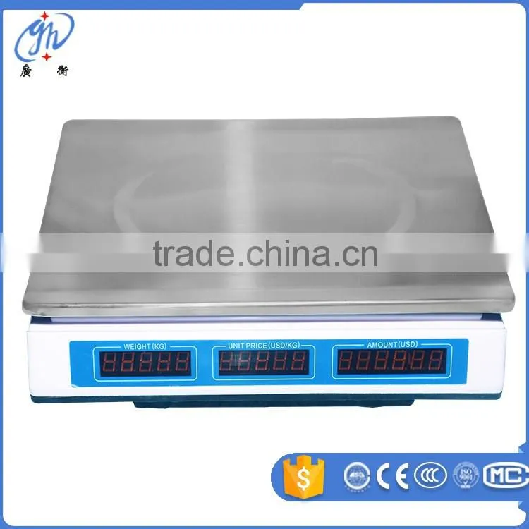 hot sale in market price computing scale 220V /digital electronic scale for trade