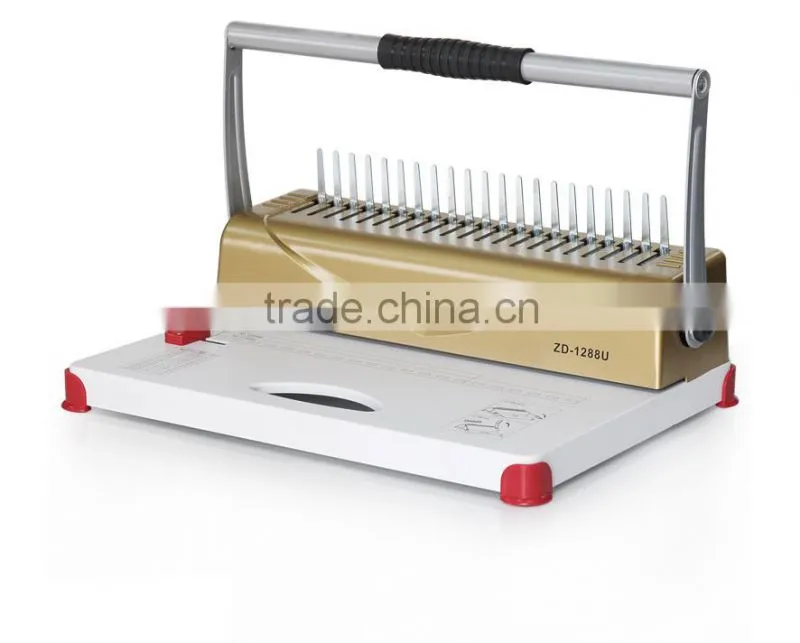 Double handle book binding machine
