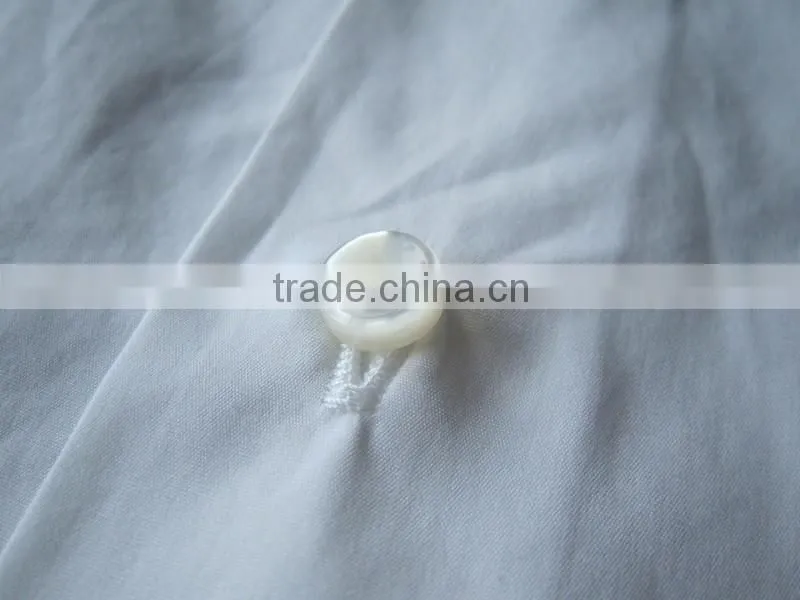 white MOP mother of pearl shell button for polo shirt