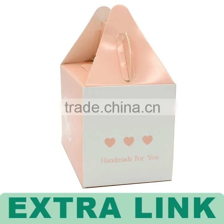 High Quality Milk Chocolate Box Paper Cardboard Packaging With Handle