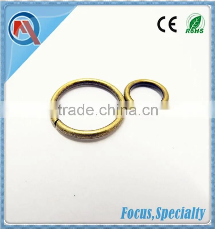 custom metal rings for bag straps