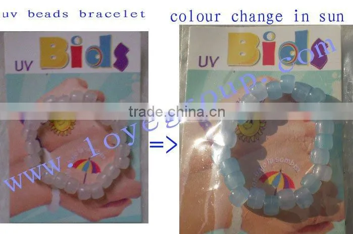uv bead bracelet colour change bracelet