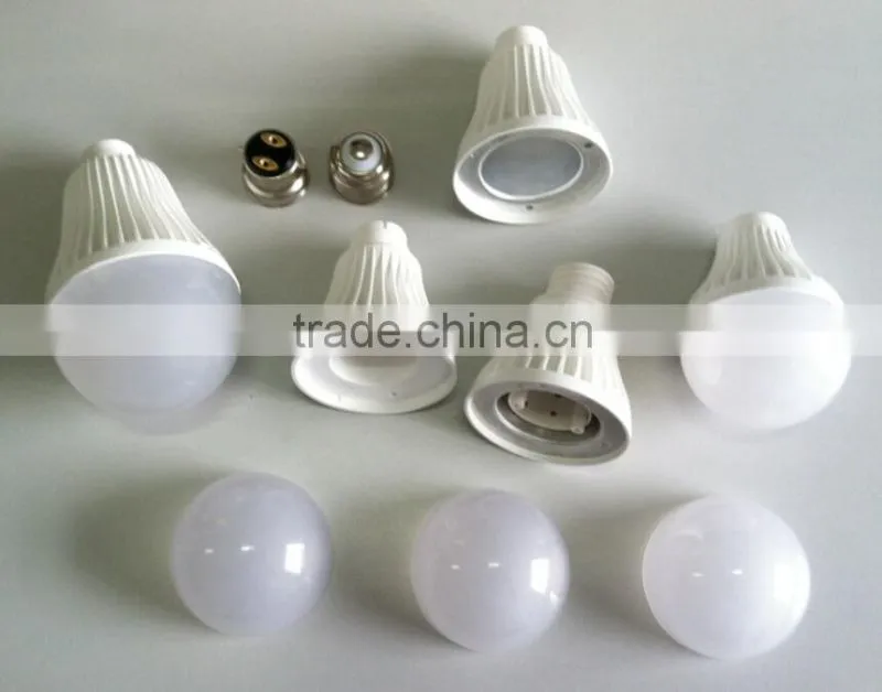 Good quanlity plastic and aluminum 5w 7w 9w A60 led bulb
