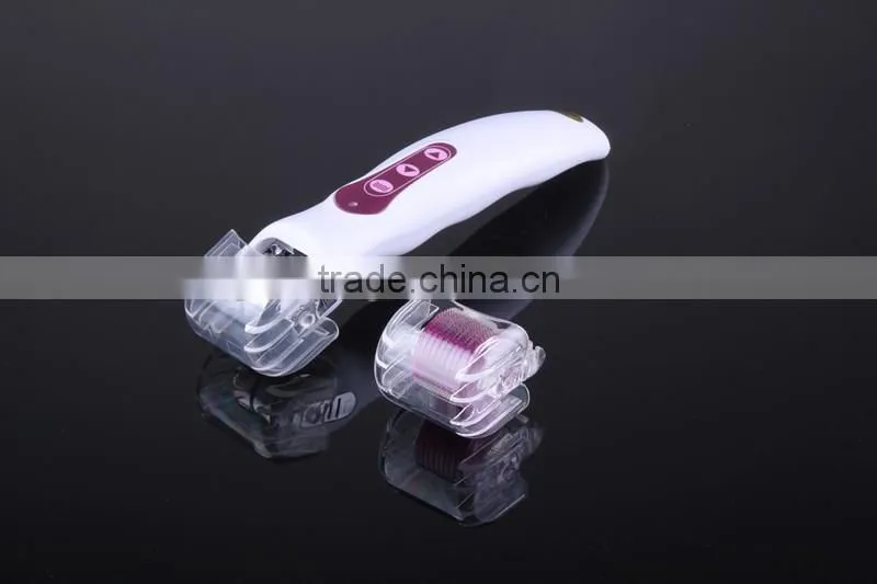 Newest Electric Led Photon Bio Vibration Microneedle Micro Needles Derma Roller