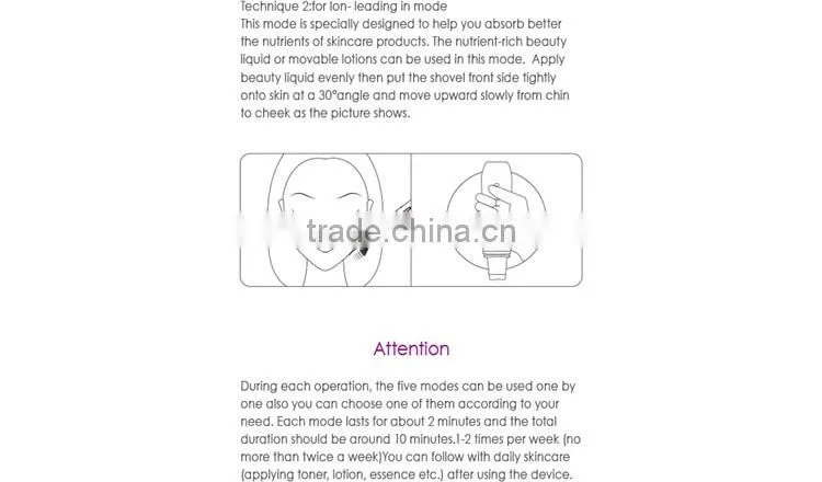 Mini Type Rechargeable Facial Deep Peeling Ultrasonic Facial Skin Scraper