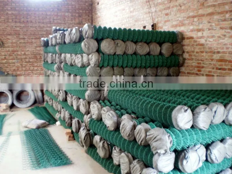PVC coated wire mesh and chain link fence for fence