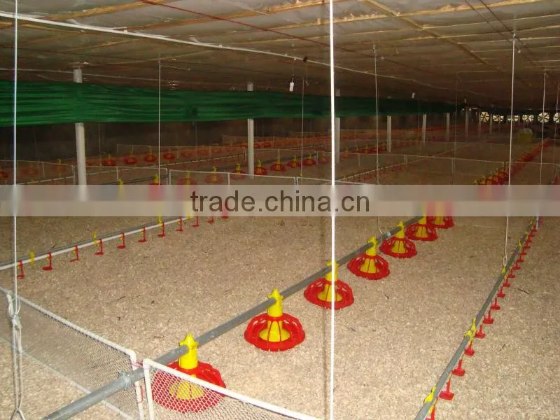 Height Adjustable Automatic Auger Pan Feeder Broiler Machine