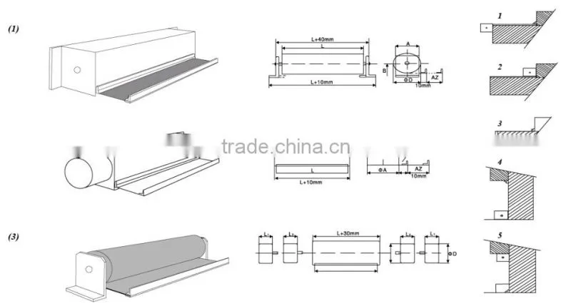 Professional PVC Supporint Plastic Dust Cover Bellow Rectangle Round U type