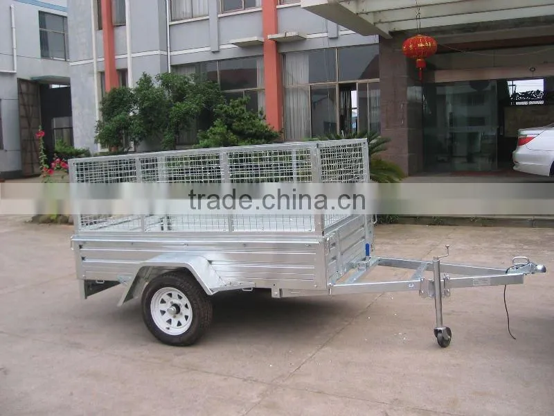2015 new products -8x5 galvanised caged Trailer