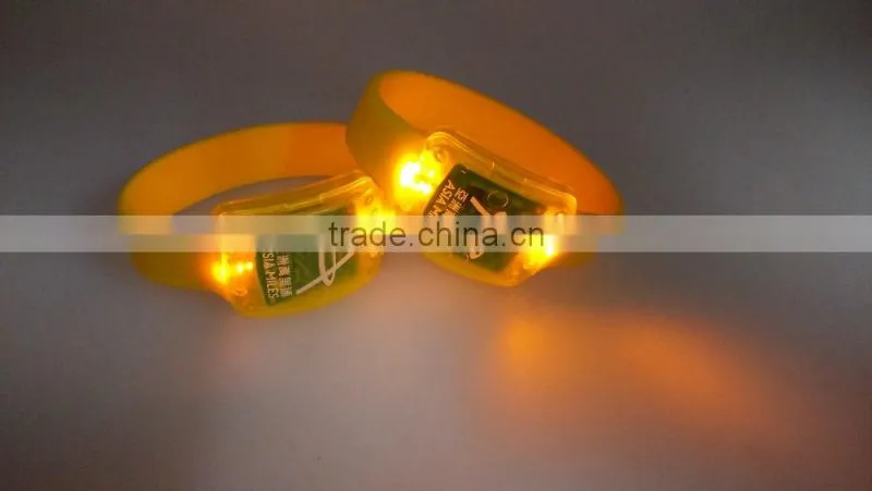 Custom Color LED Sound Activated Bracelet