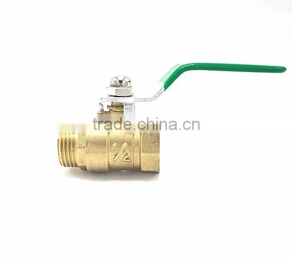 Brass Female Male BSP Threaded Water Plumbing Ball Valve