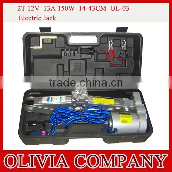 Electric Jack With Impact Wrench 2T Capacity 12-35cm