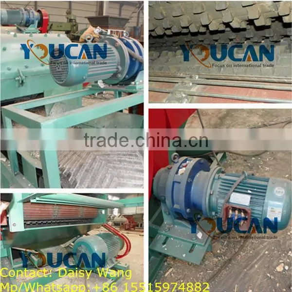 Nail removing functional wood pallet crusher machine/wood pallet crusher machine/board crusher