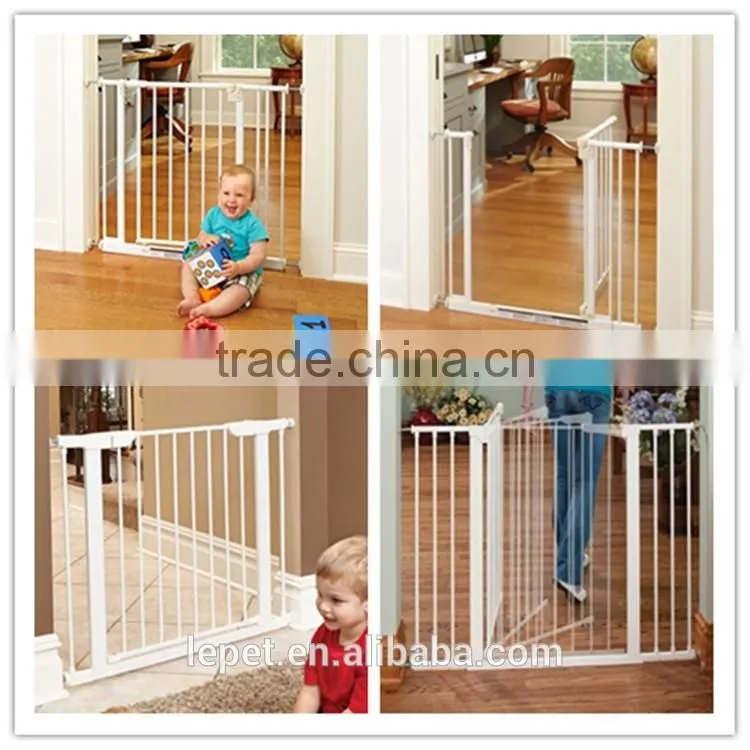 Custom logo wholesale baby safety gate baby safety door gate pet gate pet safety door
