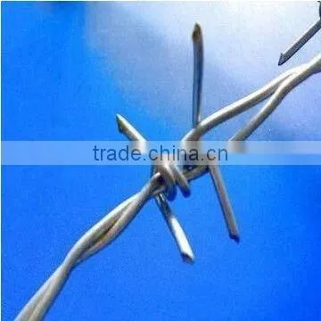 High Quality and Low Price 50m-300m Two Strand Double Twist Spiral Galvanized Barbed