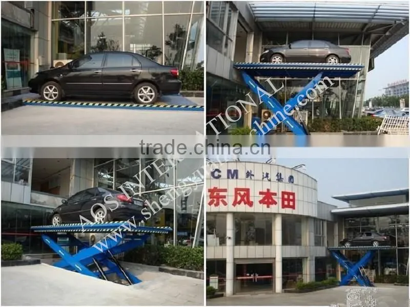 Customized Hydraulic Stationary Scissor Lift Platform For Warehouse Working