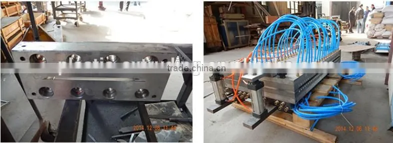 WPC pvc profile extrusion line/wpc pvc plastic door frame extrusion price