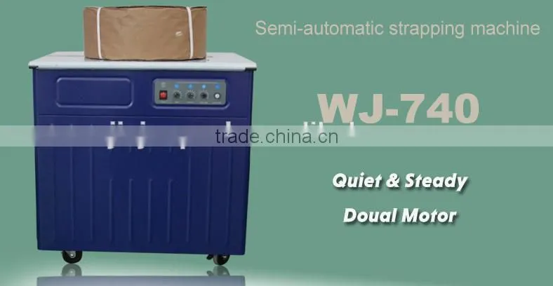 good quality double motor table strapping machine