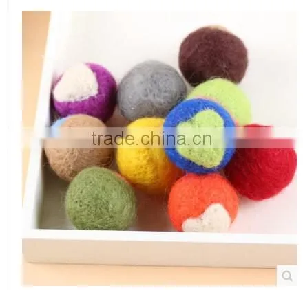 Factory Direct High Quality 100% Wool Felt Ball For Home Decoration