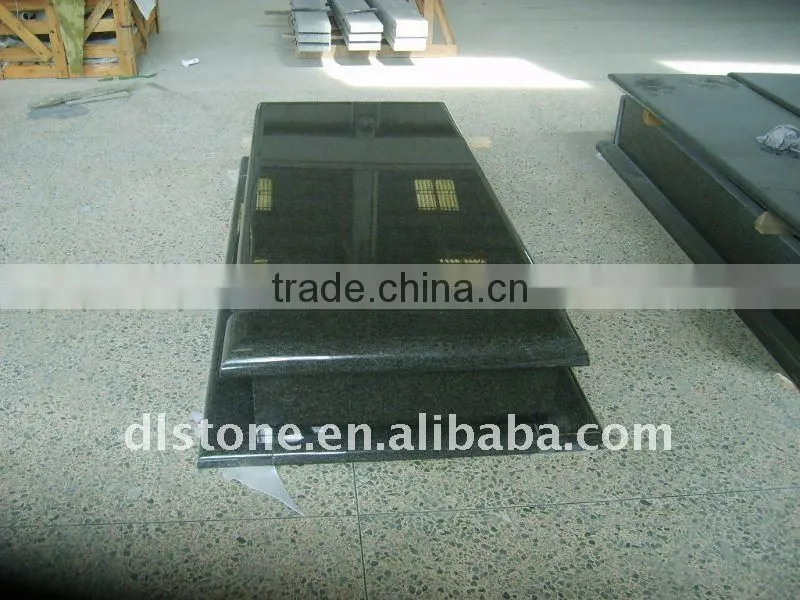black impala granite tombstones and monuments