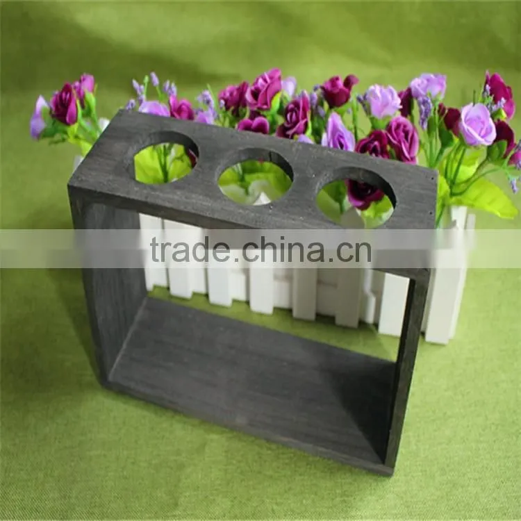 wholesale paulownia test tube rack for three hole
