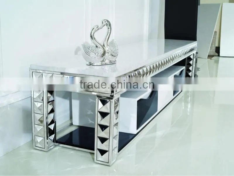 fantastic new style artificial marble top TV Stand E338