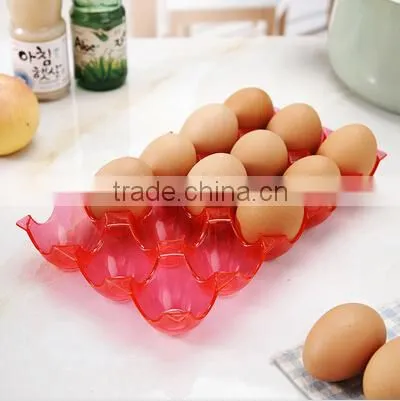 Small order Portable 15 Lattices Plastic Egg Storage Box