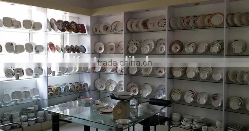 cheap color glazed stoneware dinner set