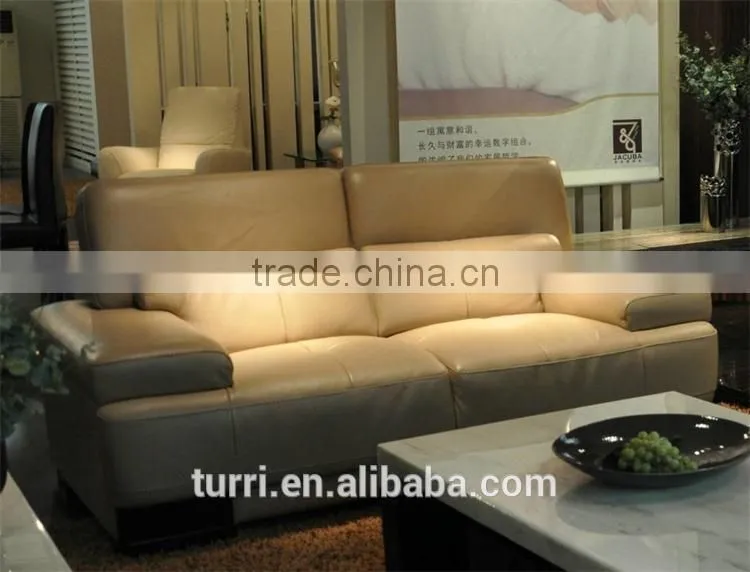 High quality royal cream sofa, Luxurious Antique italian leather