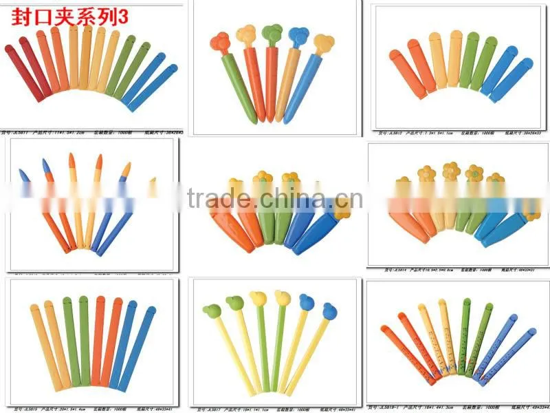 2014 hot sales plastic bread bag closing clip