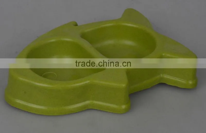 new material bamboo charcoal powder pet bowl