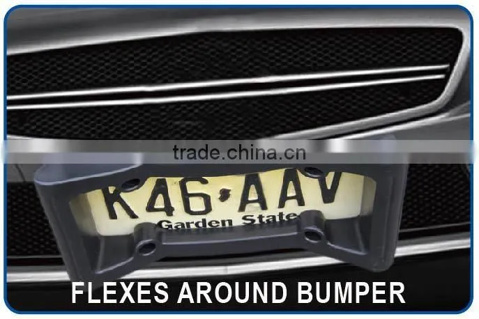 Front Car Bumper Protection, Ultimate Front Bumper Guard. Front Bumper Protection License Plate Frame. Tougher Than Stee