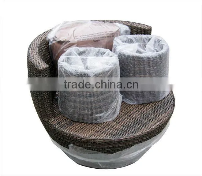 Creative cute PE Rattan Garden Sofa set for outdoor balcony and garden use