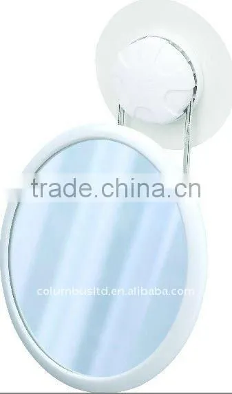 Suction bathroom accessories comestic mirror