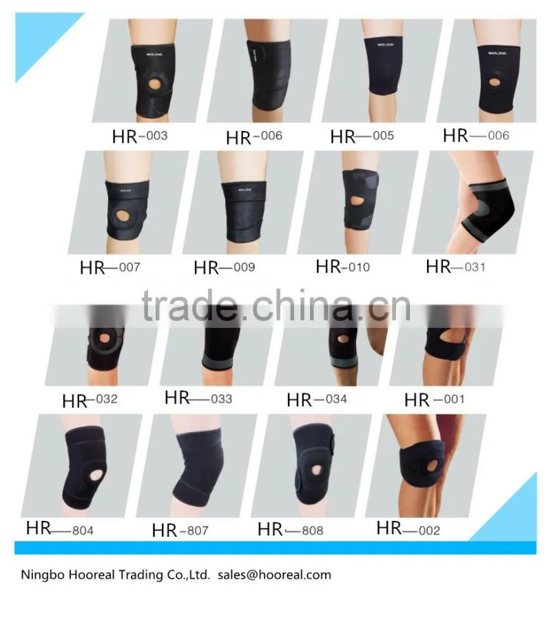 Neoprene Nylon Brace Knee Support MMA Pad Stabilizer Guard Protector Gel Sports Wrap Working Knee Pad