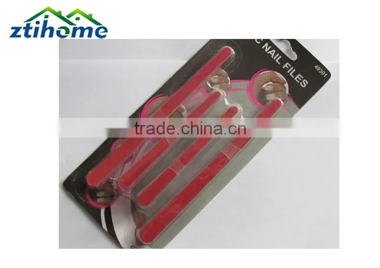 Banana shape emery board nail files for manicure