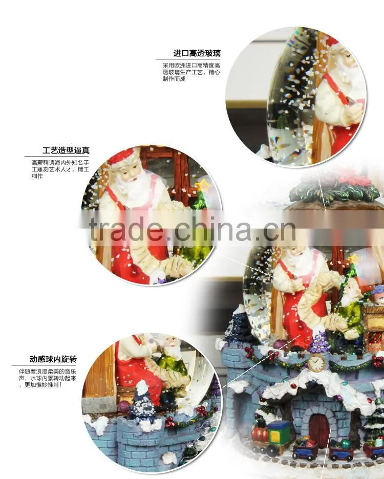 Christmas Decoration Resin snow globe glass snow globe crafts