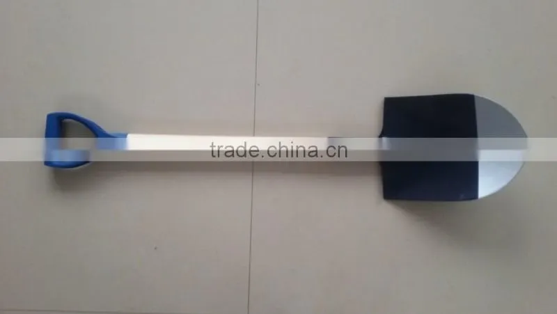 high quality low price wooden handle steel shovel S503