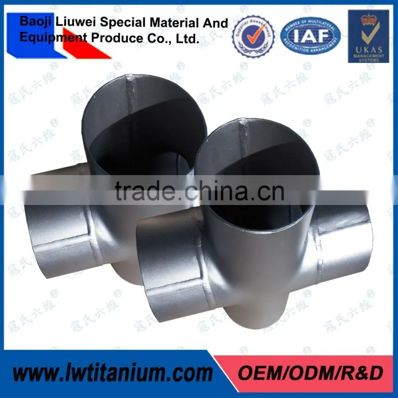 Outstanding Quality Titanium Gr2 Pipe Fittings/Cross Pipes