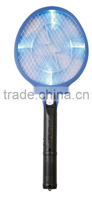 ZHOUYU rechargeable electric mosquito swatter with LED light