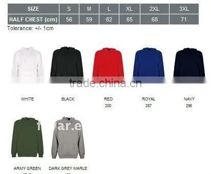 Men's winter blank hoodies wear