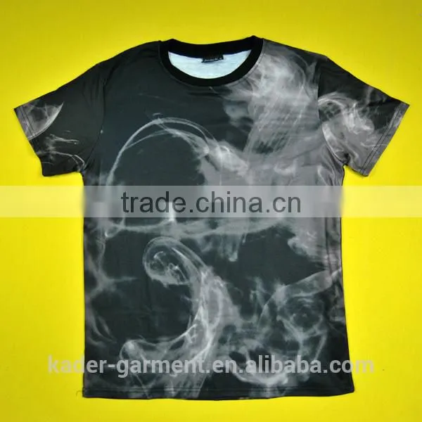Dye sublimation tee, all lover printing tee shirt