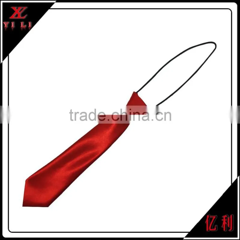 Wholesale baby bright color soft fabric elastic polyester necktie