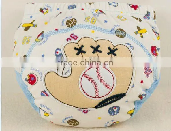 7 designs can choose baby underpants ,colorful original cotton baby Pants for summer ,cute design Baby Shorts,anti diaper urine